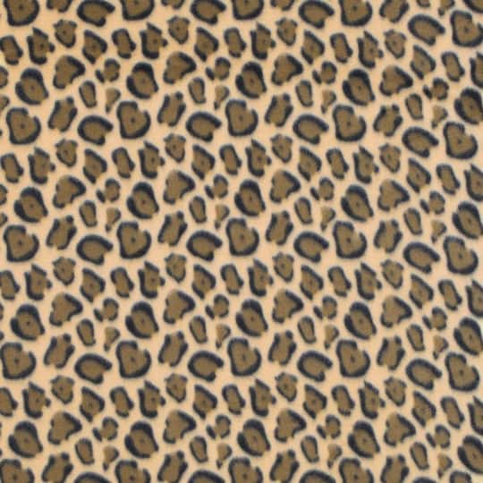 Brown Cheetah Fleece